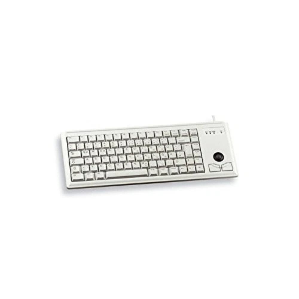 CHERRY G84-4400 USB Wired Compact Mechanical Keyboard with Integral Trackball